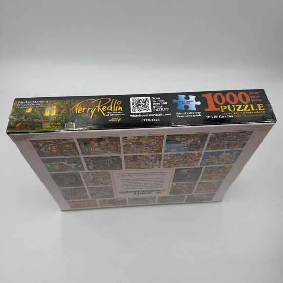 Terry Redlin White Mountain Puzzles "Sunday Morning" 1000-Piece NEW/SEALED - Picture 6 of 10